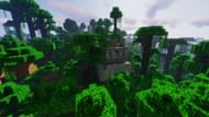 The jungle temple found near the seed's spawn (Image via Minecraft)